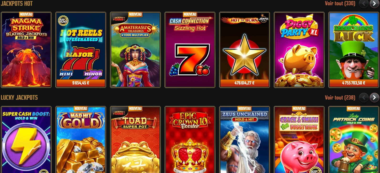 gransino jackpot